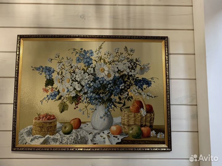 Картина в раме гобелен