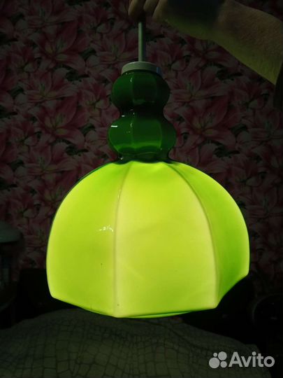 Стеклянный абажур, люстра, ссср, Югославия