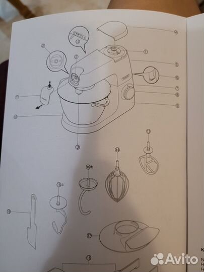 Планетарий миксер Kenwood