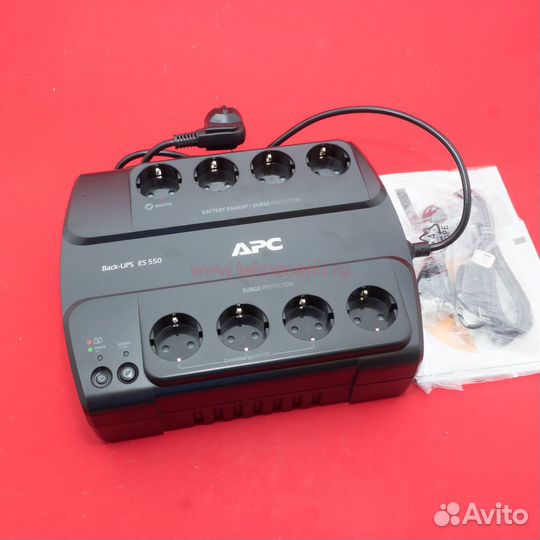 Ибп APC Back-UPS ES BE550-RS + новый аккумулятор