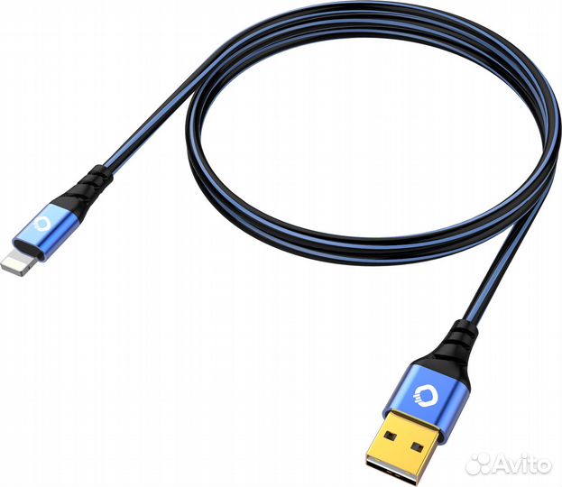 Кабель Oehlbach USB Plus A - Lightning 1,5м