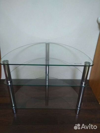 Стеклянная тумба