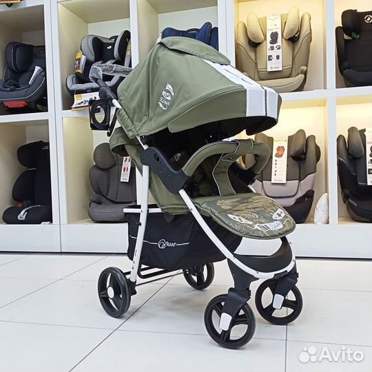 Коляска прогулочная Rant Kira mobile оливковый