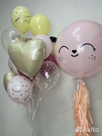 Воздушные шарики, гелий, свечи