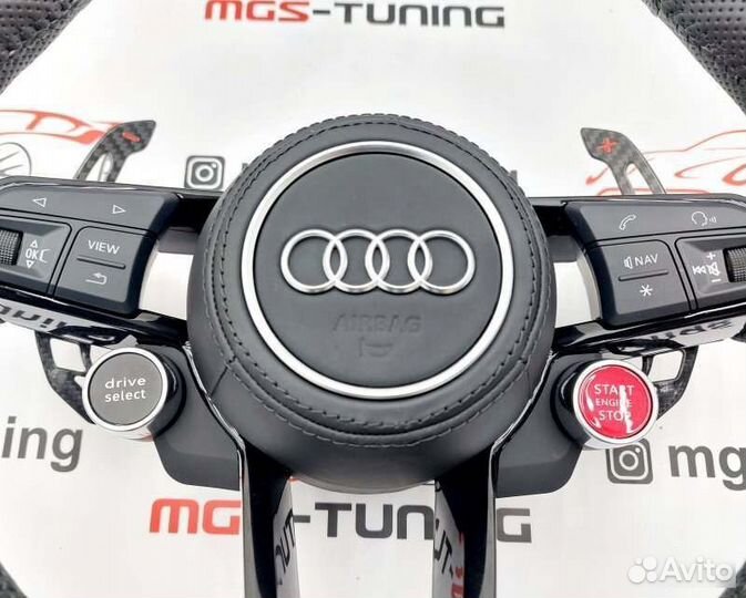 Руль Audi RS с подушкой Ауди TT 8S ttrs тт 2015+