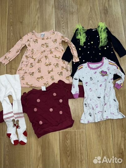 Большой Пакет вещей для девочки 80 86 hm и др