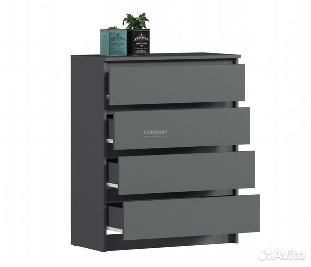 Комод серый