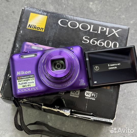 Фотоаппарат Nikon coolpix s6600