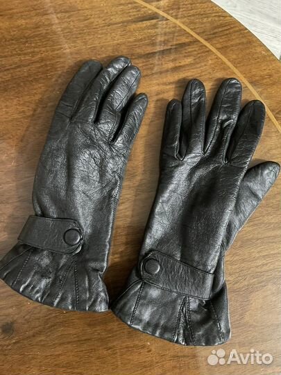 Перчатки натуральная кожа женские