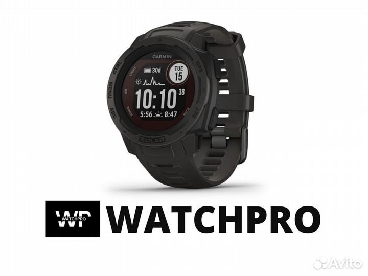 Часы Garmin Instinct Solar Graphite