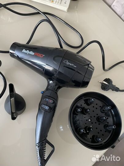 Фен babyliss pro caruso ionic