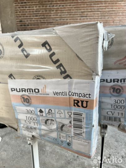 Радиатор панельный стальной Purmo Ventil Compact