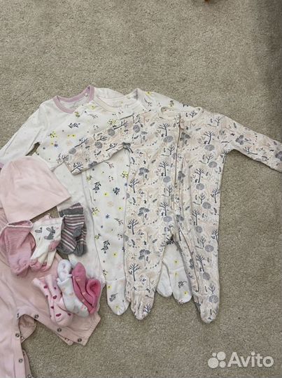 Одежда пакетом для девочки 62 Mothercare HM GJ