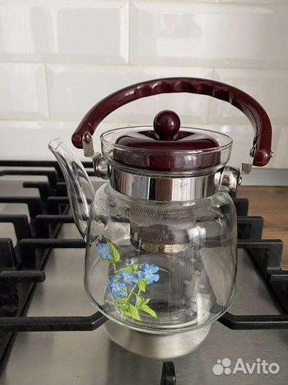 Заварочный чайник, можно греть на огне