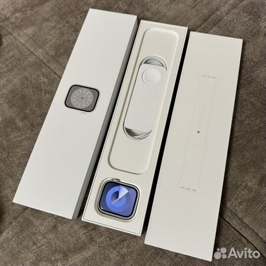 Apple Watch 8 45mm в идеале, активированы 06.04.24