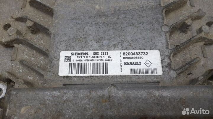 Блок управления двигателем Renault Logan 1 1.4