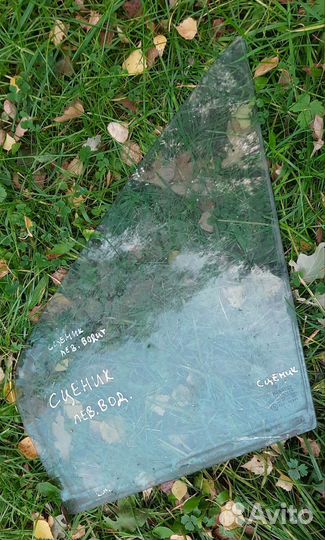 Стекло водительская дверь Рено Сценик 2 форточка