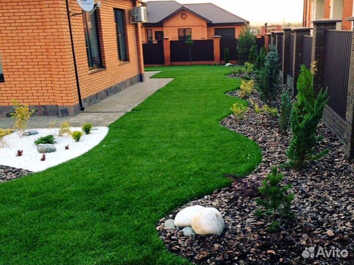 Укладка рулонных газонов под ключ