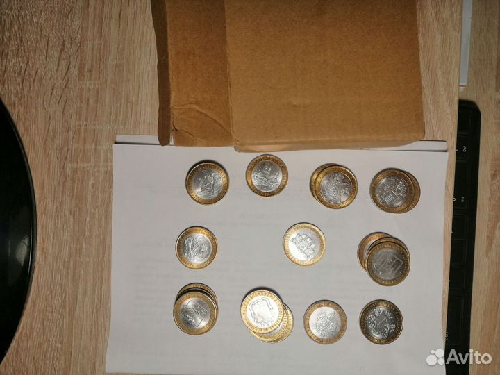 Коробка с шайбами биметалл 21 шт