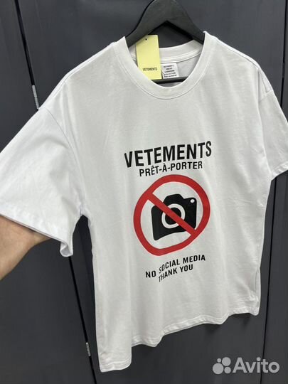 Футболка vetements antisocial (унисекс)