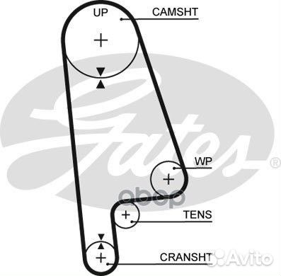 76107x24 Ремень грм 5233XS Gates