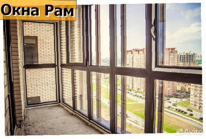 Остекление балконов и лоджий пластиковыми окнами