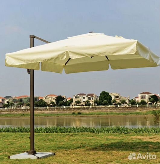 Зонт для дачи и сада. Зонт уличный боковой