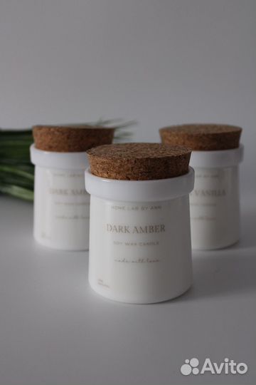 Ароматические свечи из соевого воска