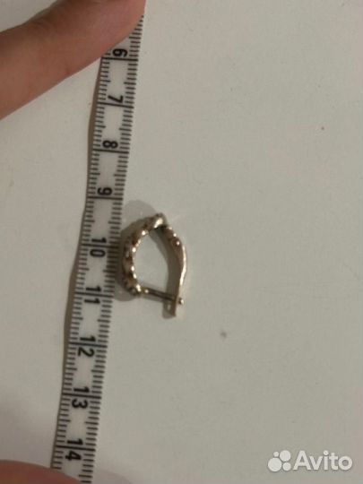 Серьги серебро