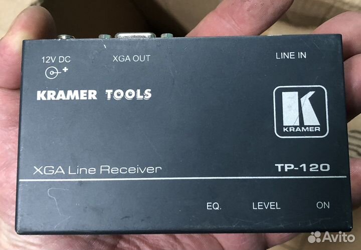 Приемник по витой паре kramer TP-120