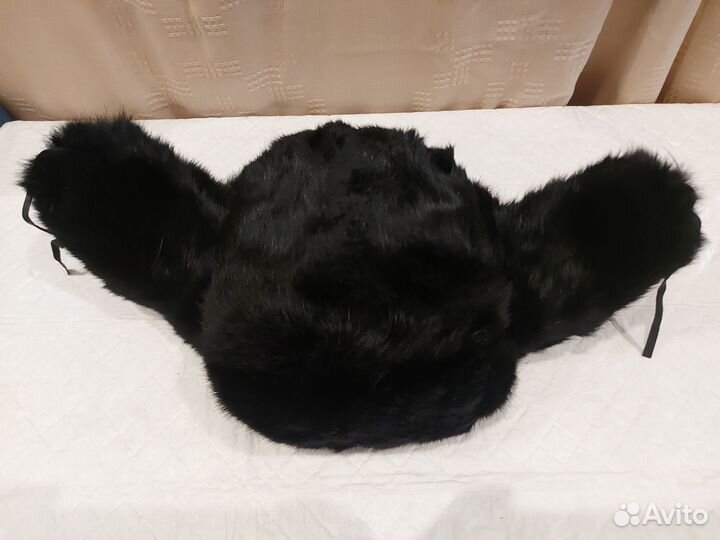 Детская Шапка-ушанка кроличья 1975-1976 г.г. Новая