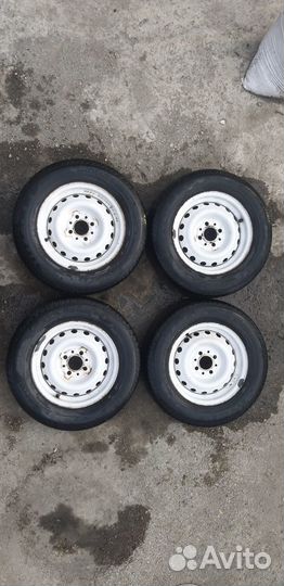 Летняя резина 175/70 R13 на мет. дисках 4х98 4шт