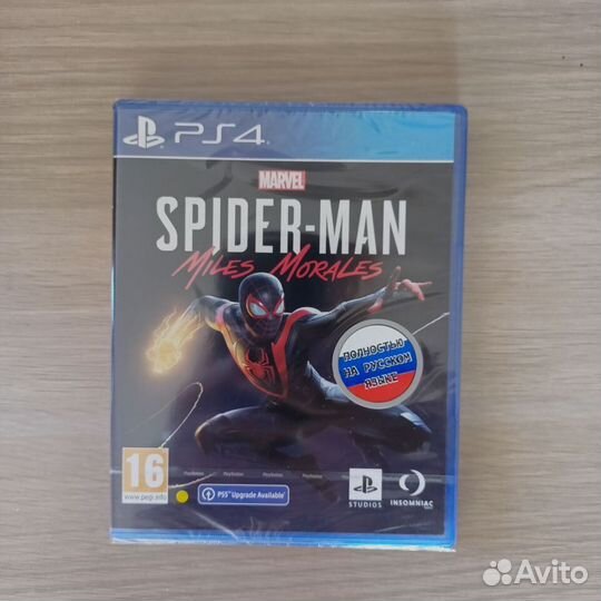 Человек паук майлз моралес ps4, новый