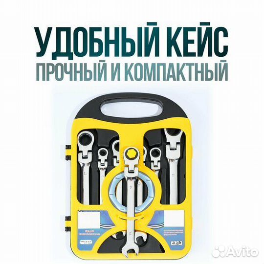 Набор комбинированных ключей с трещоткой оптом