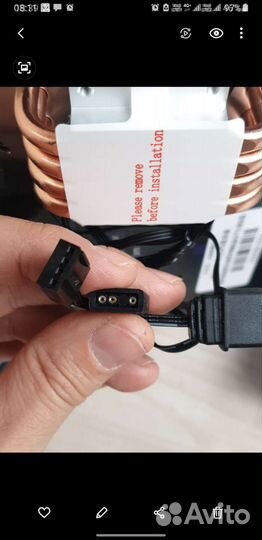 Кулер для цп с argb подсветкой AMD / intel