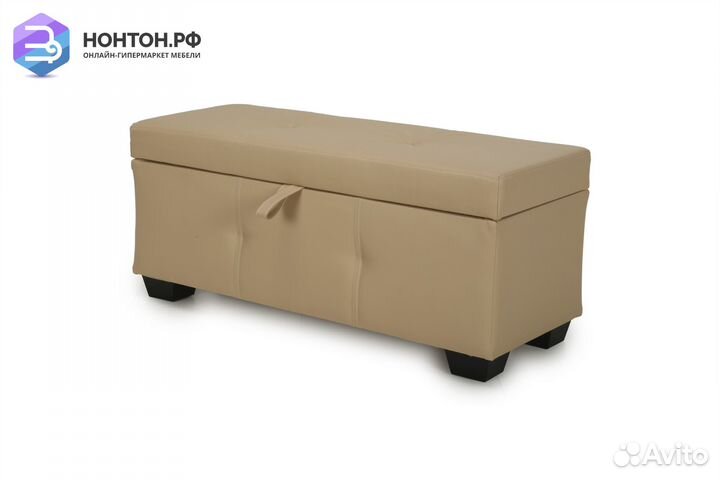 Банкетка Шерри экокожа бежевая