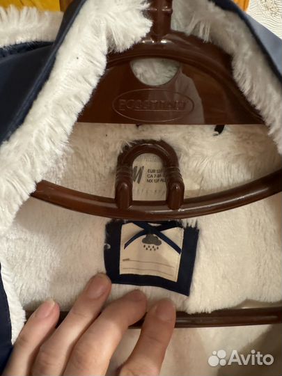 Дождевик утепленный h&m 7-8 лет