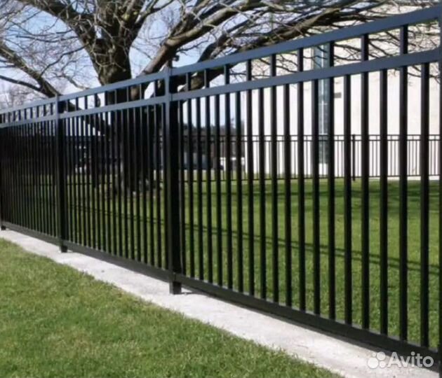 Забор металлический