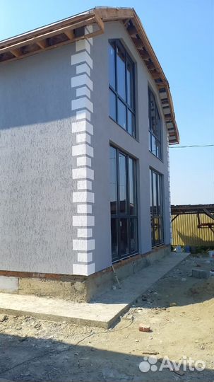 Фасадные работы короед,штукатурка стен