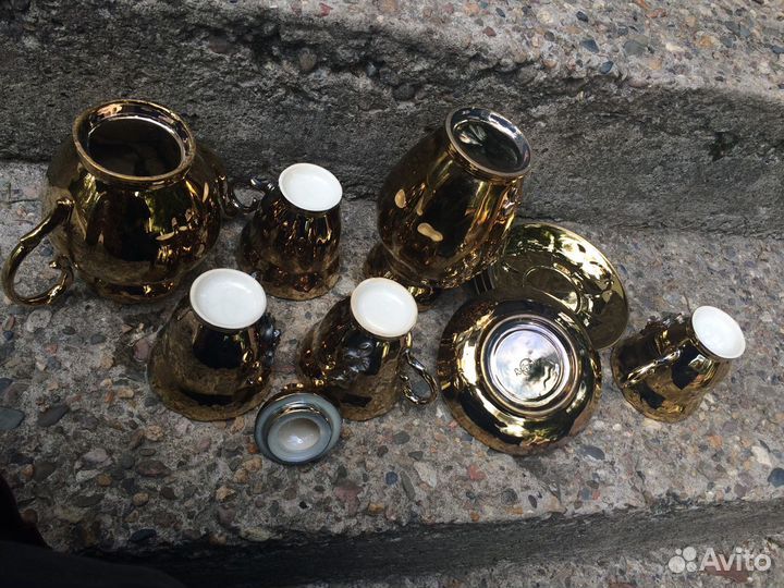 Чайный золотой сервиз СССР (Сумский фз)