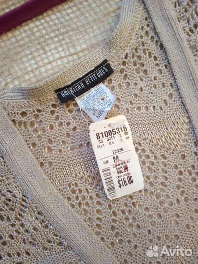 Жилетка безрукавка женская 44-46 новая Америка