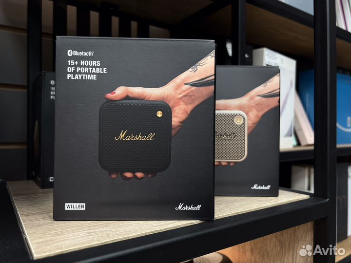 Marshall черная/бежевая