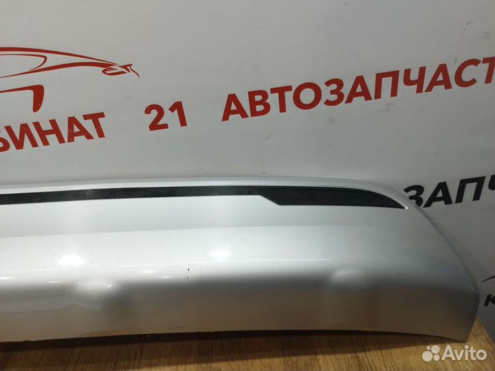 Накладка заднего бампера Mitsubishi Outlander 3