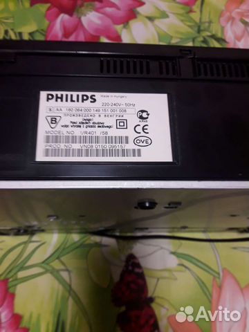 Видеомагнитофон philips. VR-401/58