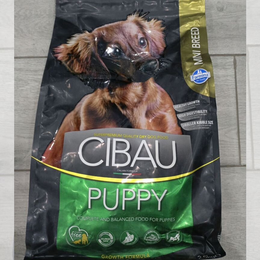 Корм для собак cibau puppy mini