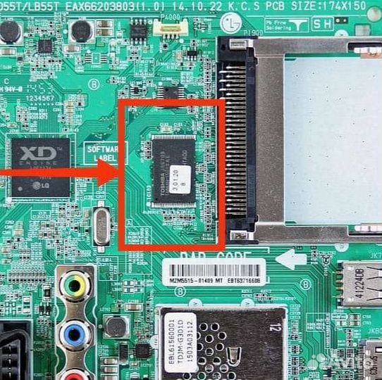 Nand для телевизора LG EAX66203803(1.0) не за