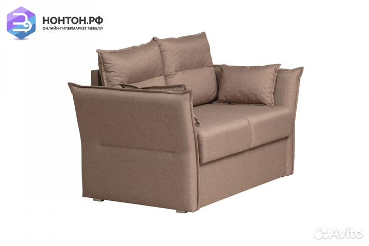 Диван 2-х местный Бруклин светло-коричневый
