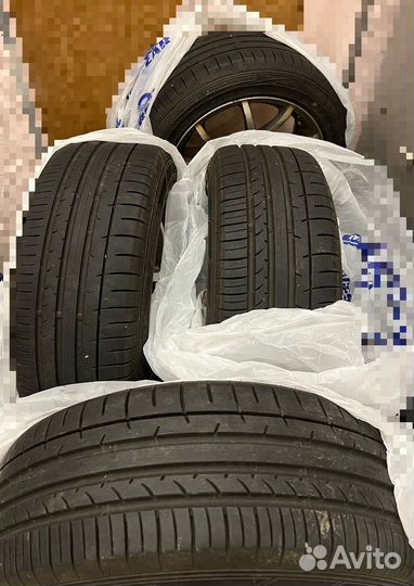 Диски R16 Enkei для Субару + резина Dunlop 205/55