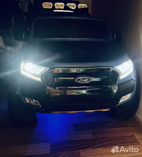Мощный Детский электромобиль двухмест ford renger