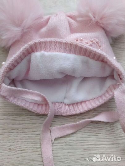 Шапка зимняя детская для девочки